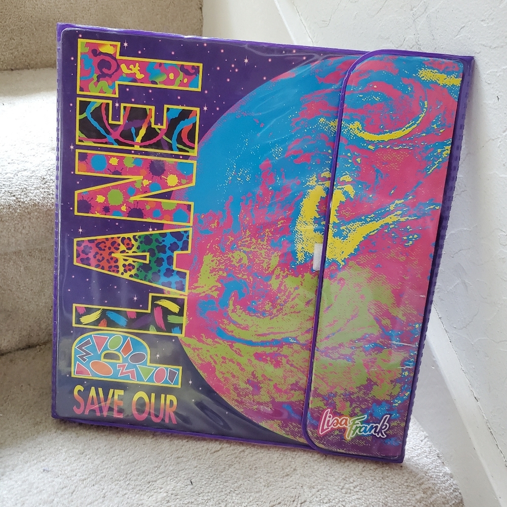Lisa Frank binder